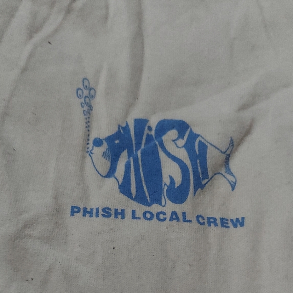 Ultra Rare. 90s Phish Local Crew Graphic Tee. SINGLE STITCH. made In Usa. Giant